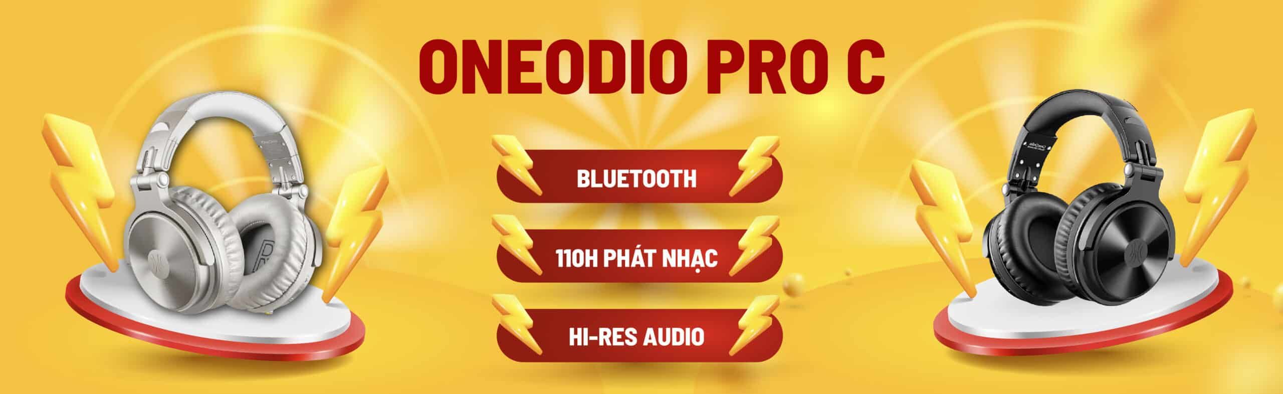 Banner web dài OneOdio pro C