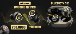 Tai Nghe OneOdio SuperEQ Q2 Pro Chống Ồn Chủ Động ANC Bluetooth 5.2