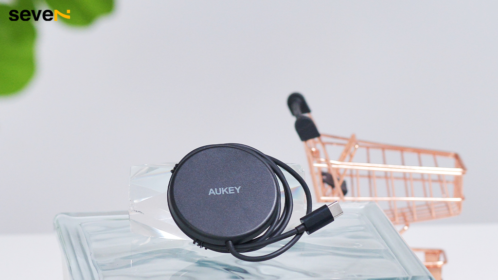 đế sạc không dây aukey 15w