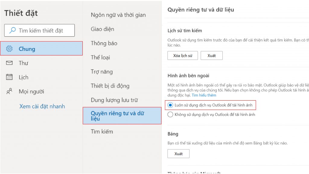 ngăn email theo dõi