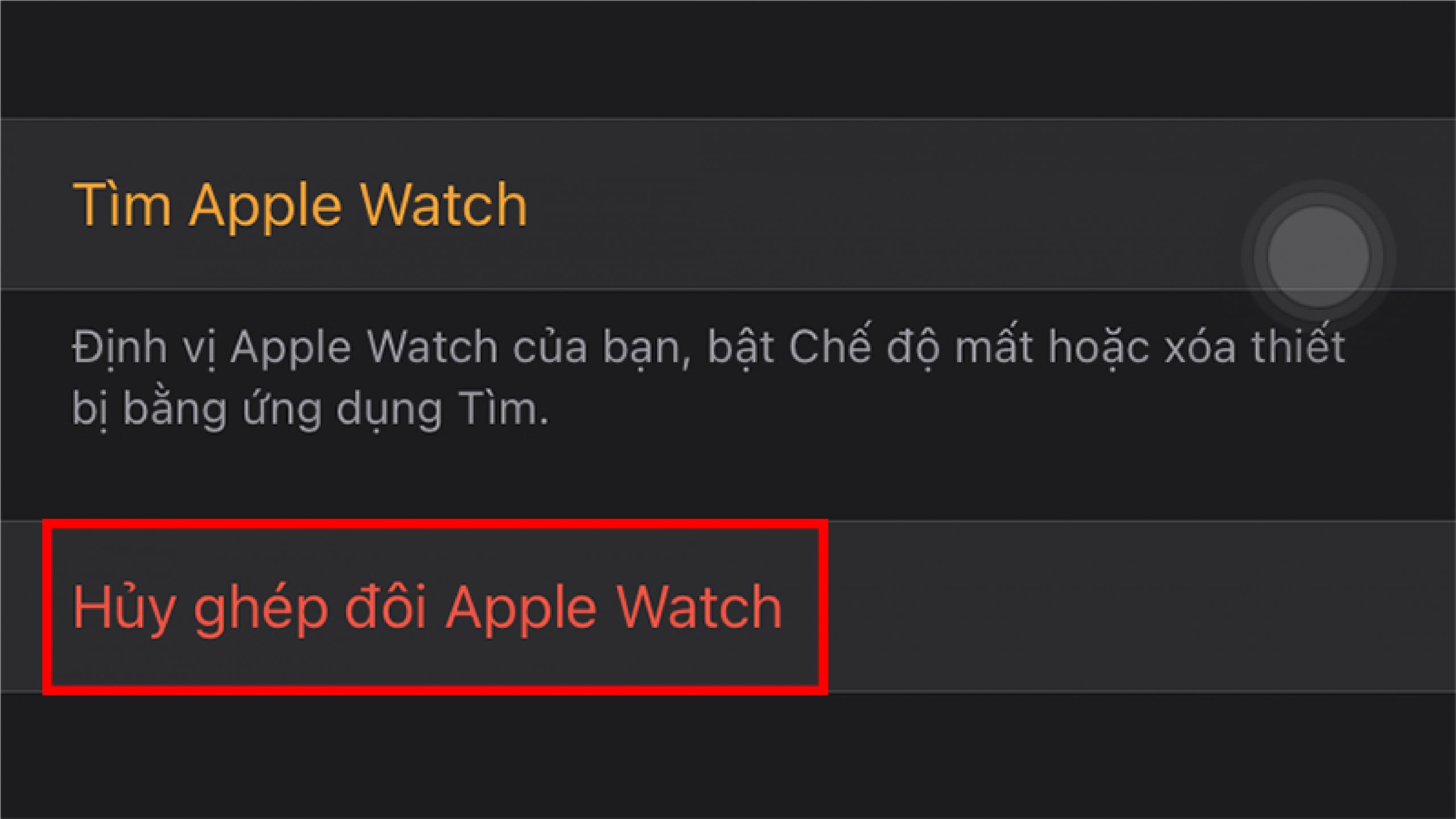 cách hủy ghép đôi Apple Watch cũ với iPhone