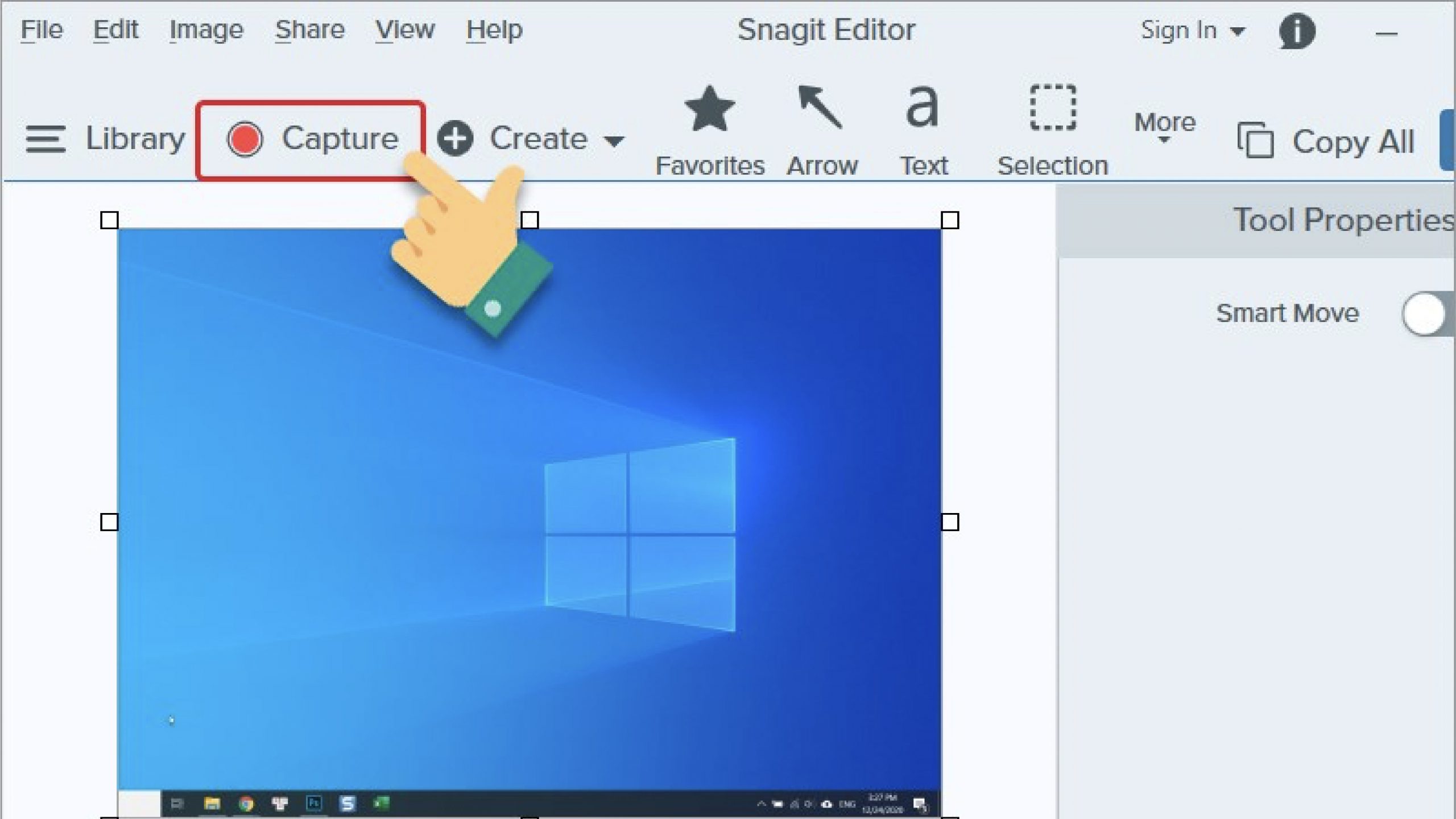 Cách chụp màn hình máy tính Windows 11 bằng Snagit Editor