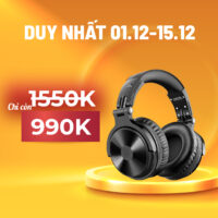 Tai Nghe Oneodio Studio Pro C | Hi-Res | Wireless Black - Champagne