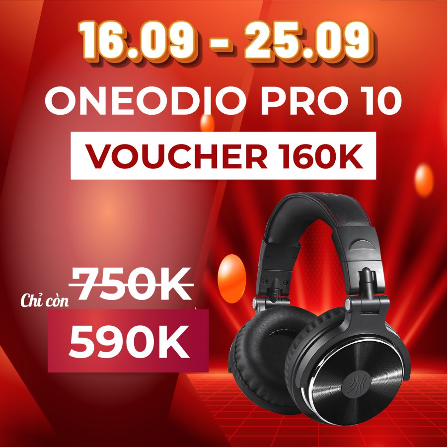 OneOdio Pro 10 | Tai Nghe Chụp Tai Có Dây | Hi-Res Audio