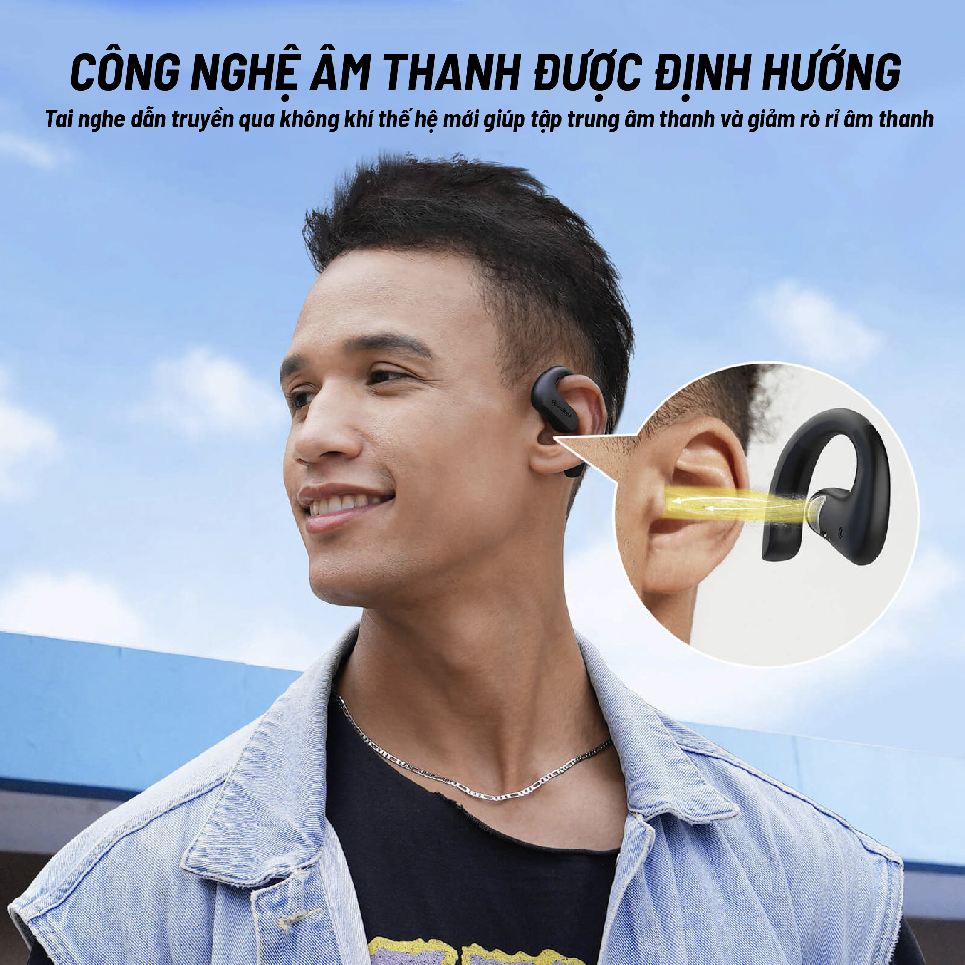 OneOdio OpenRock S | Tai Nghe Bluetooth Thể Thao Chống Nước IPX5