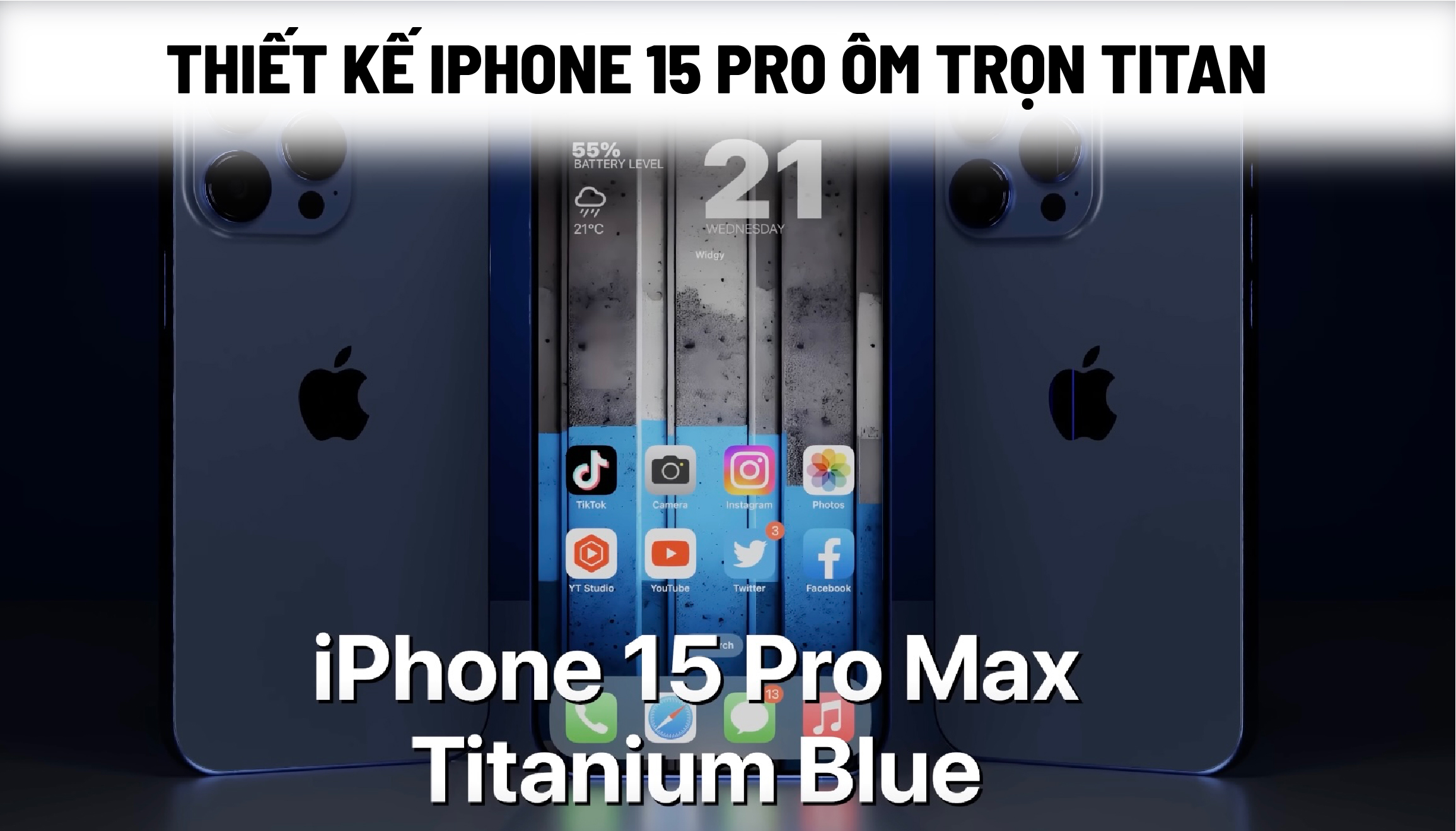 Thiết kế iPhone 15 Pro ôm trọn titan